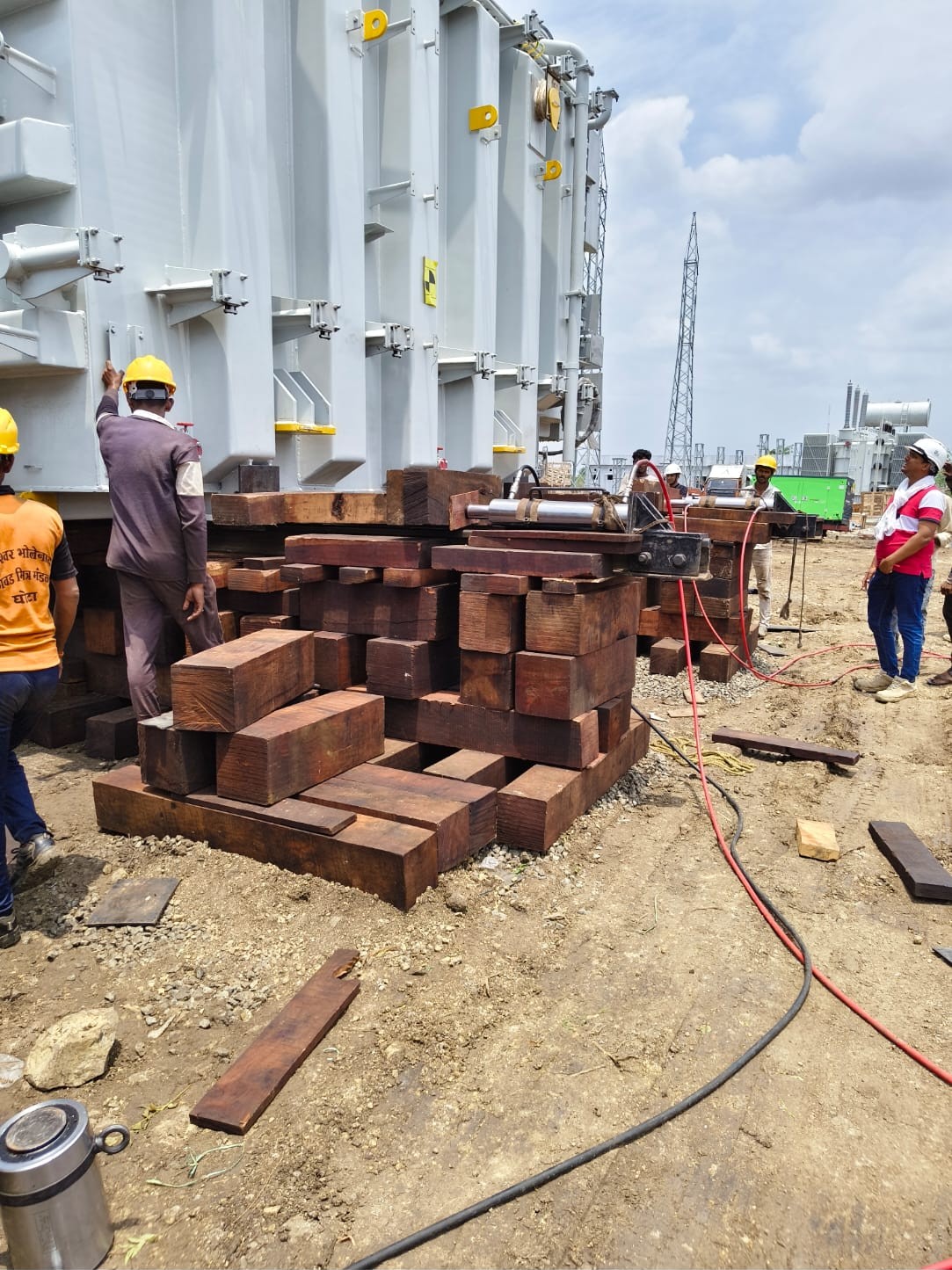Heavy equipment handling project